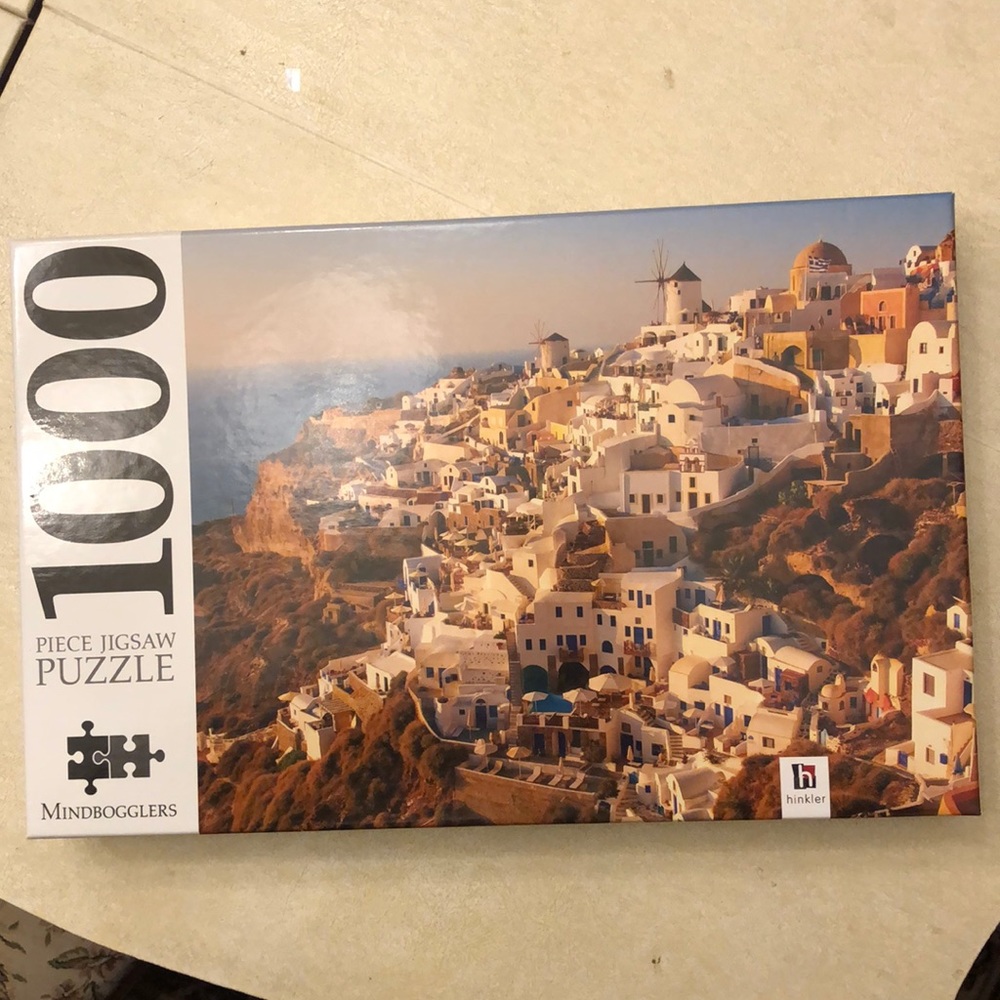 Santorini Jigsaw Puzzle by Mindbogglers